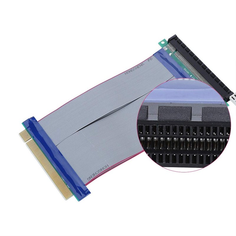 ZERONE PCIE Riser Cable, 7.5Inch/19cm 16x High Speed Riser Cable - PCI Express Port GPU Extension Card - Image 4